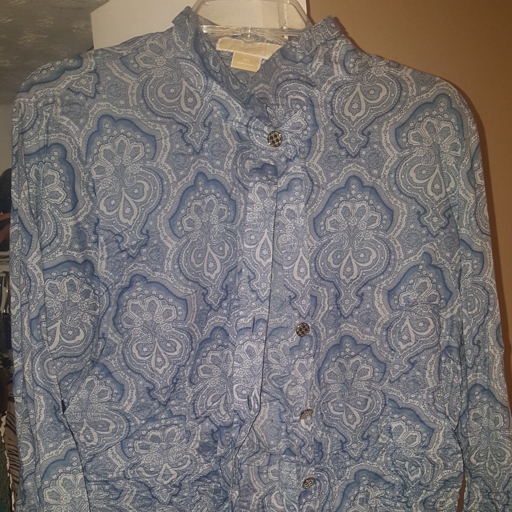 M K Button Down